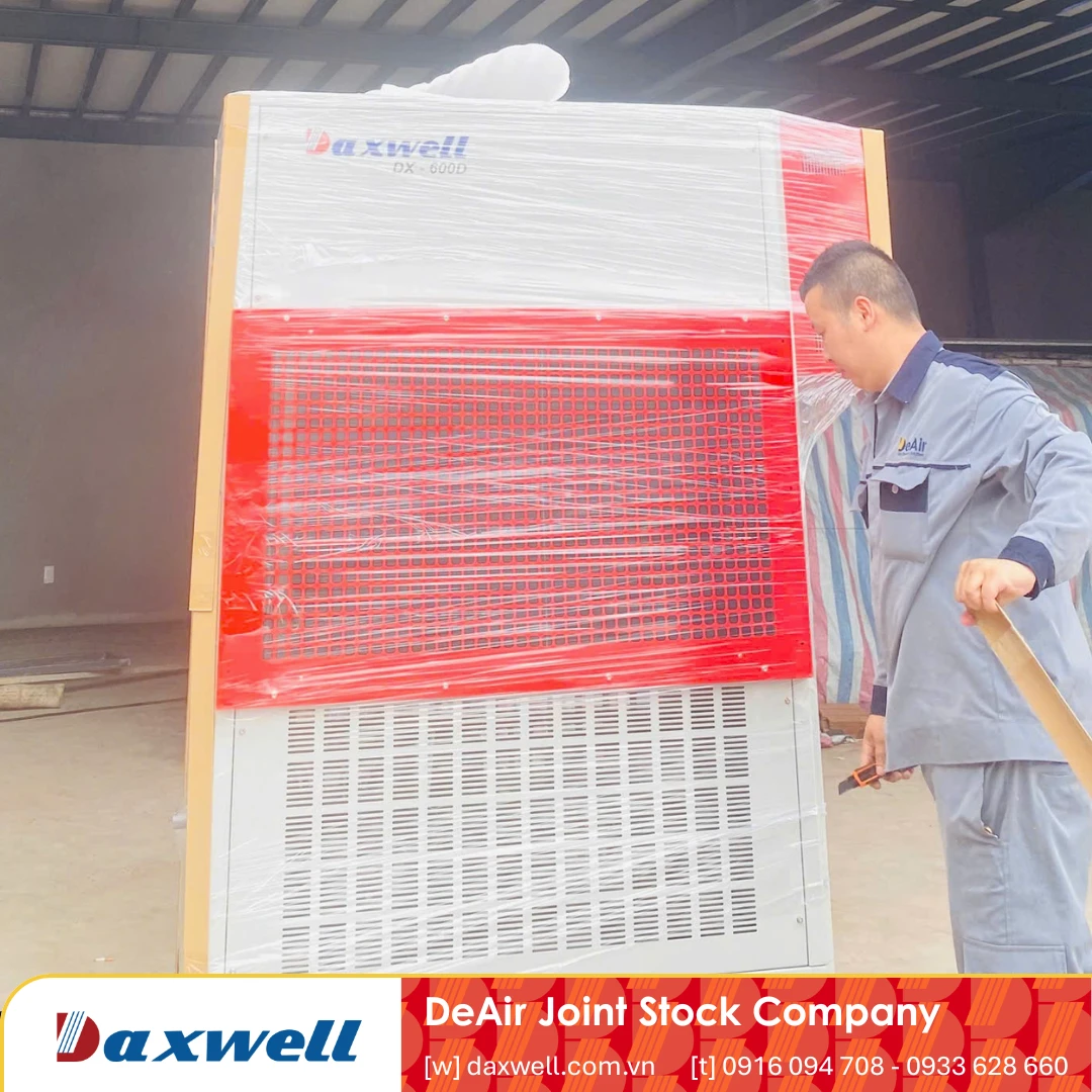 Bàn giao máy sấy nông sản Daxwell tại Cà Mau