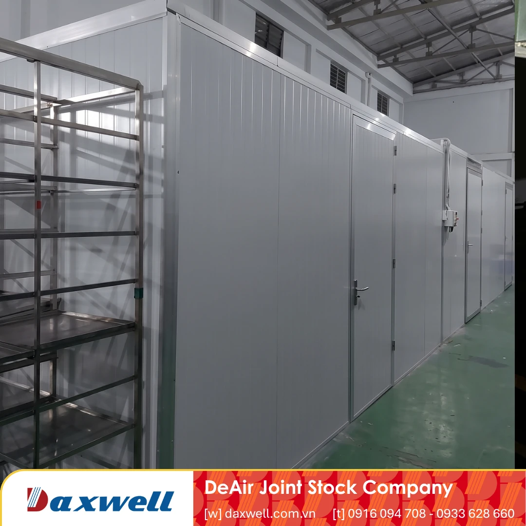 Hình ảnh phòng sấy cơm cháy bằng hệ thống Daxwell