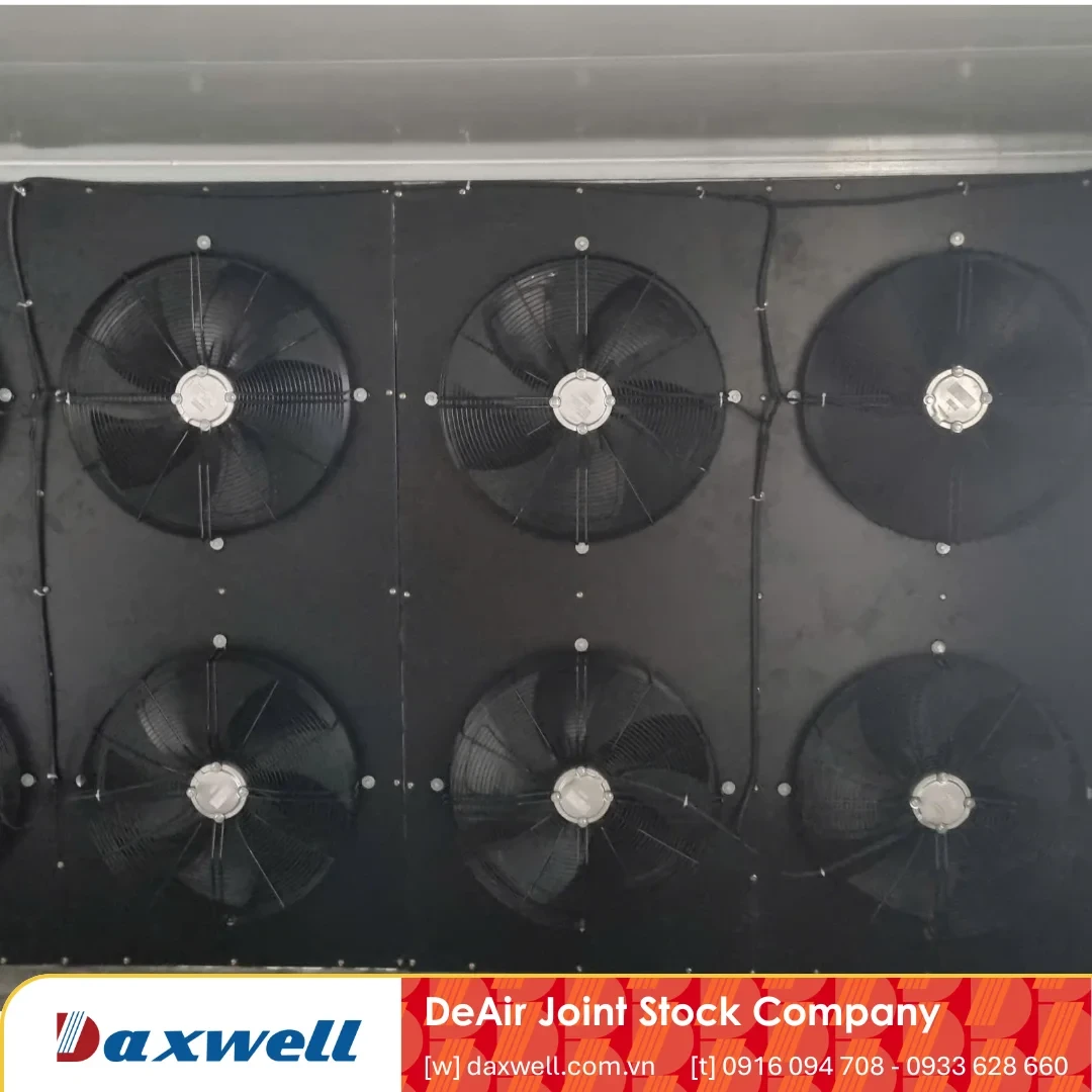 Convection fan system in Daxwell dryer