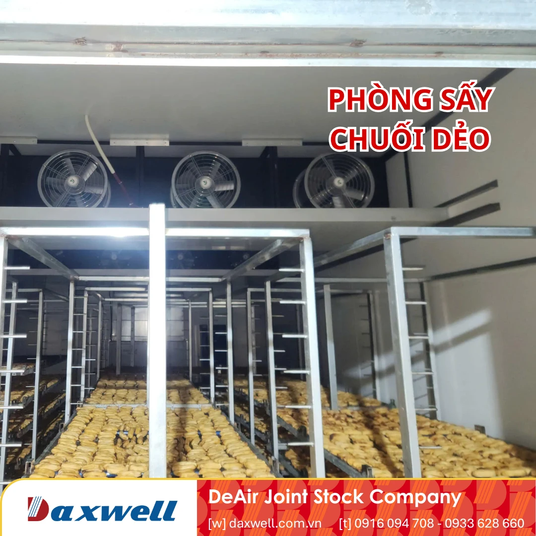 Phòng sấy chuối dẻo